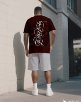 Big & Tall Men's Street Fashion Art Design Little Angel Crewneck T-Shirt Shorts Suit